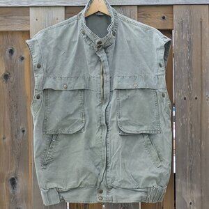 VINTAGE Canadian Forces COMBAT Camouflage Vest Men's Size Large